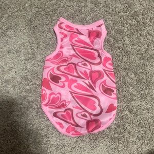 PINK HEARTS DOG SHIRT!! 💕